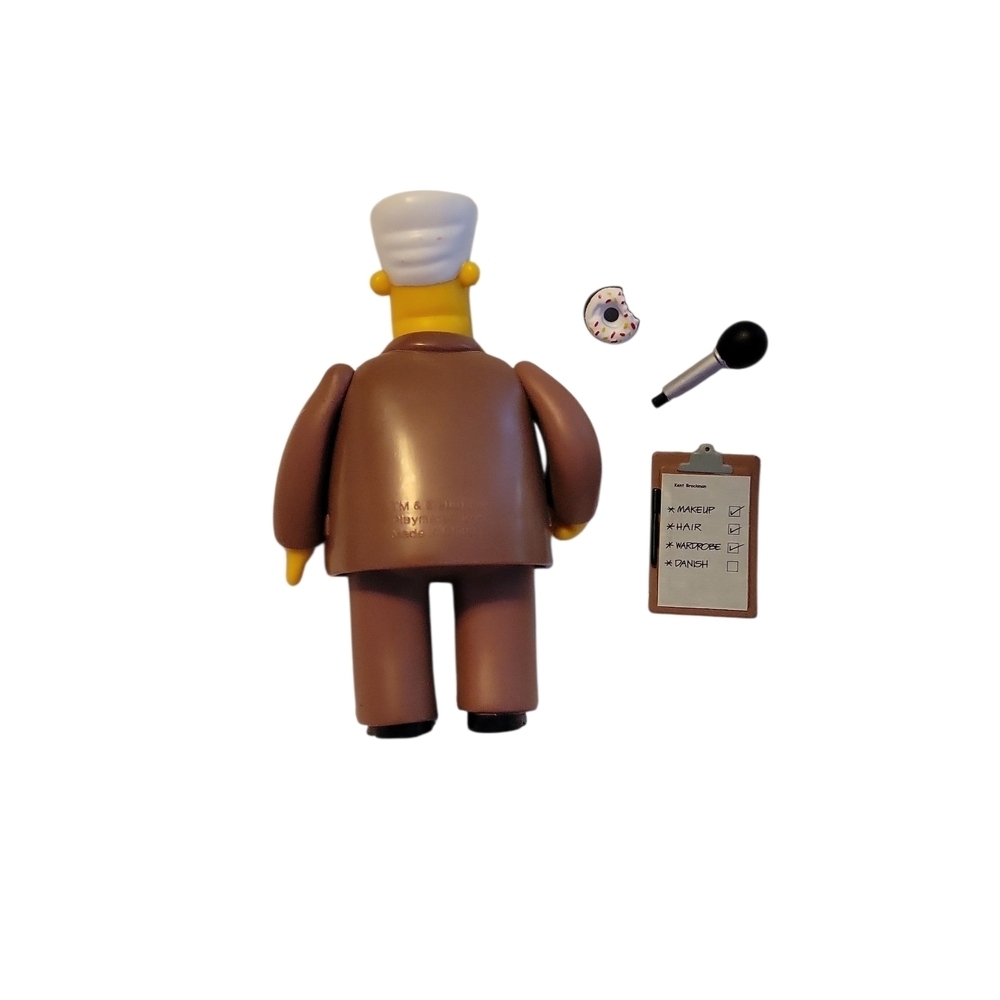 Playmates – The Simpsons Interactive Series – Kent Brockman w/ 3 Accessories - Picture 2 of 2
